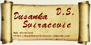 Dušanka Sviračević vizit kartica